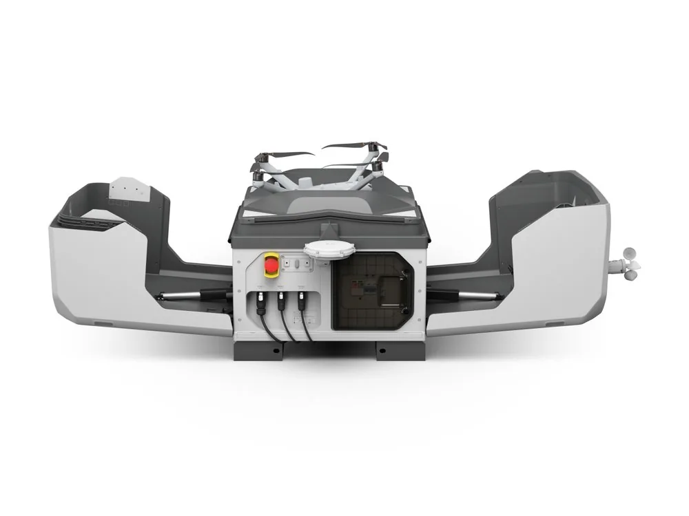 DJI Dock 3, с дроном внутри