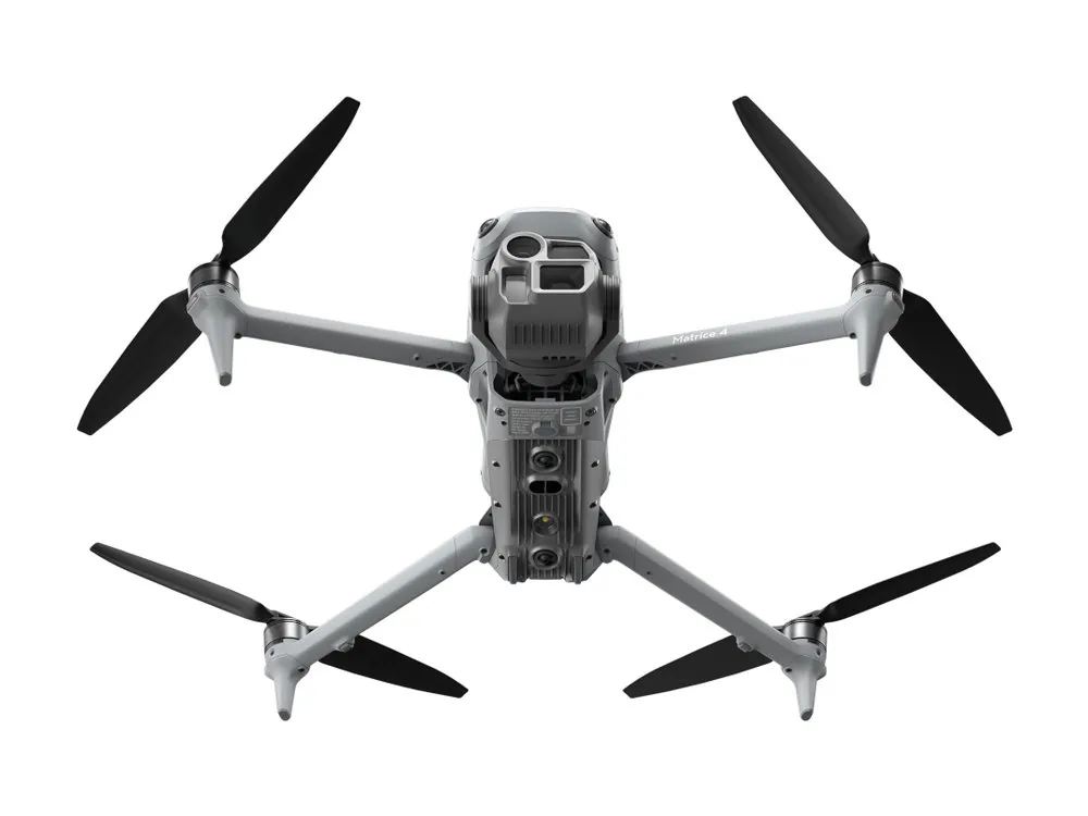 DJI Matrice 4E, вид снизу